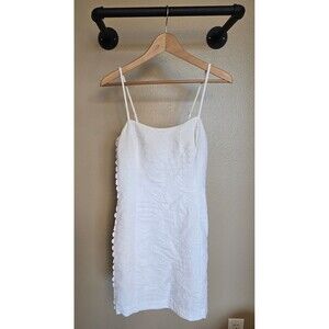 Lilly Pulitzer white mini strappy  dress women's size 8